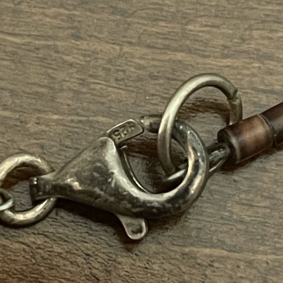 Handcarved Netsuke cute wooden rabbit on a beaded choker necklace, very unique - Picture 8 of 10